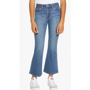 Levi’s High Waisted Cropped Flare Leg Jeans Stretch Denim Blue Women’s Size 29